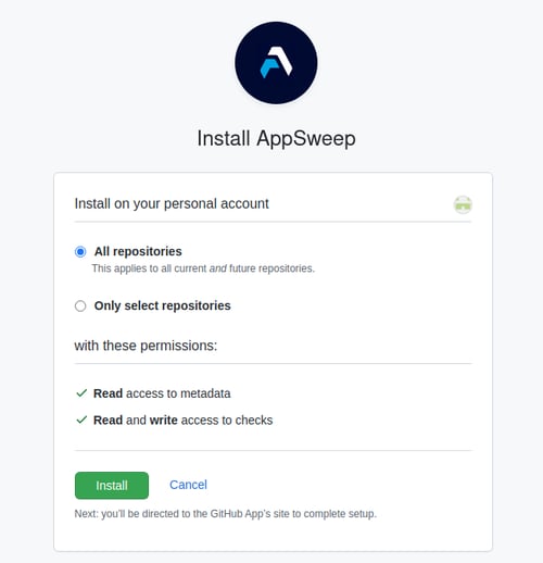 AppSweep-GH inatallation