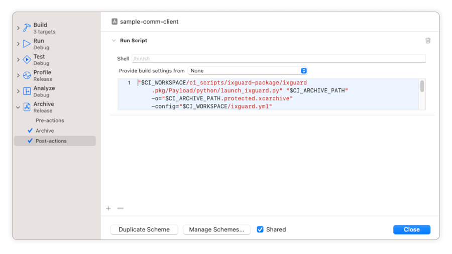 7-diagram-How to Set up iXGuard with Xcode Cloud