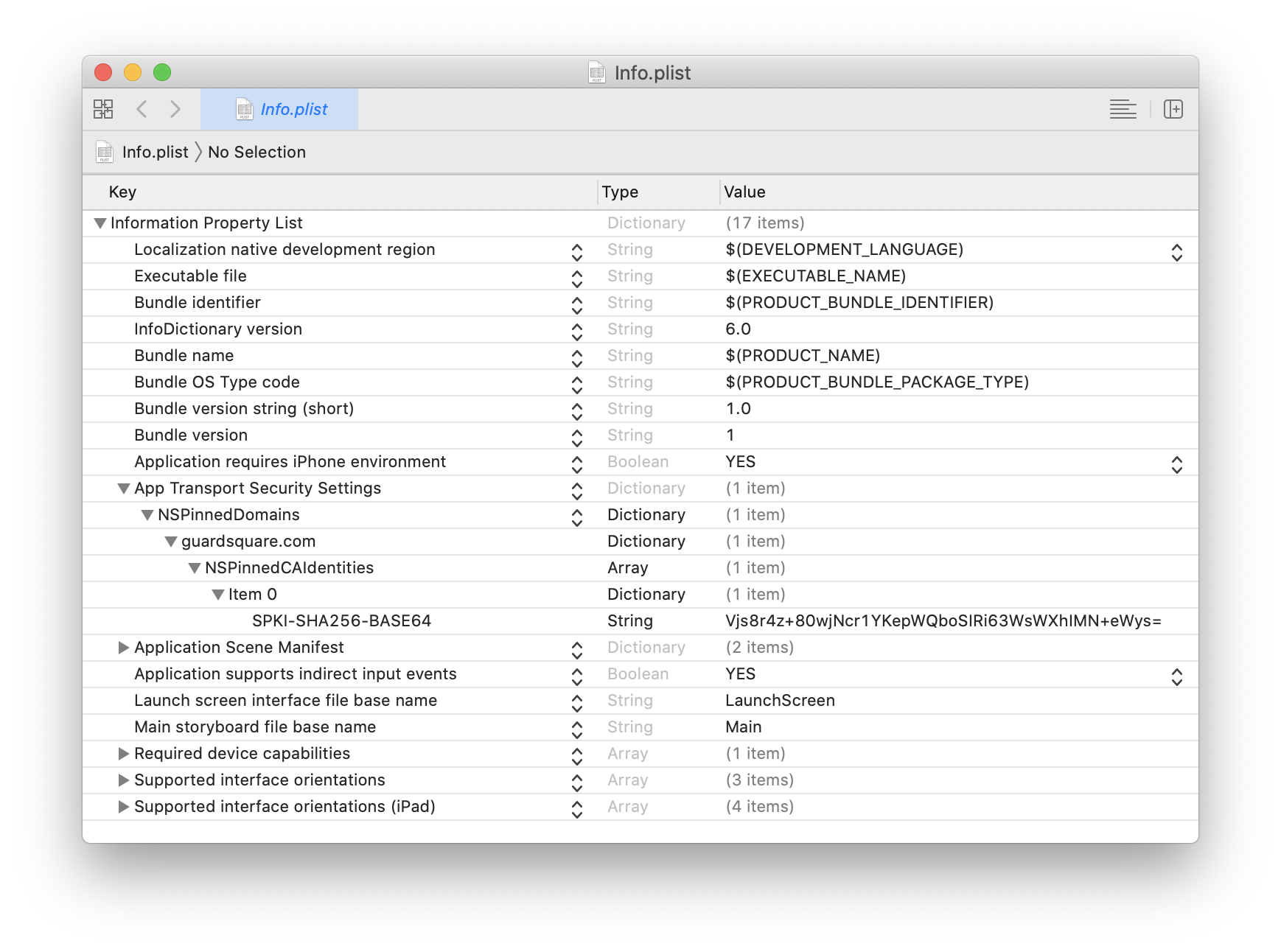 Leveraging Info.plist Based SSL Pinning on iOS | Guardsquare