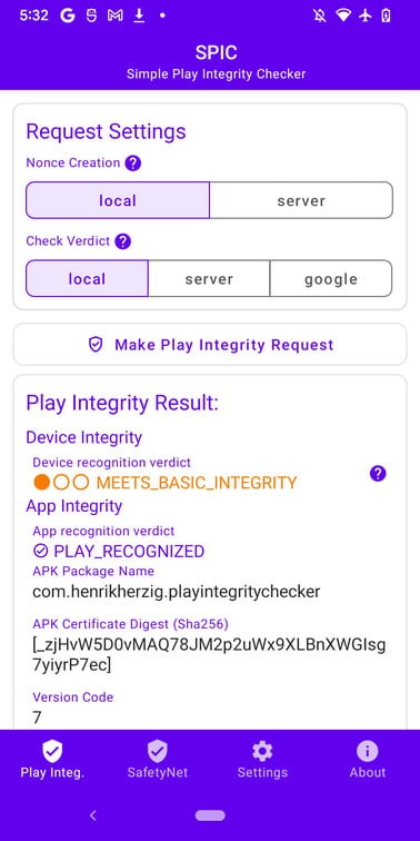 PlayIntegrity